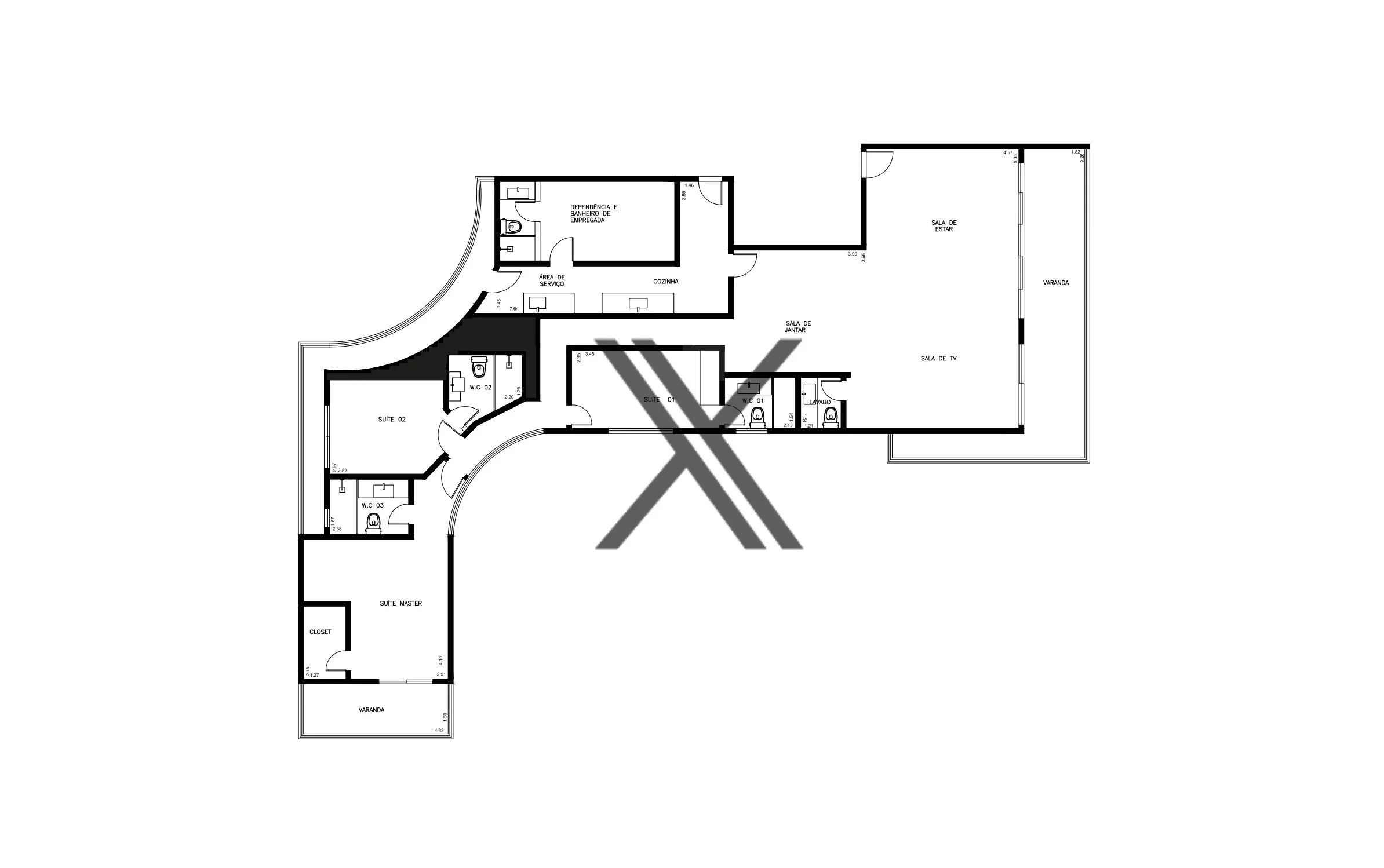 Planta baixa 3D