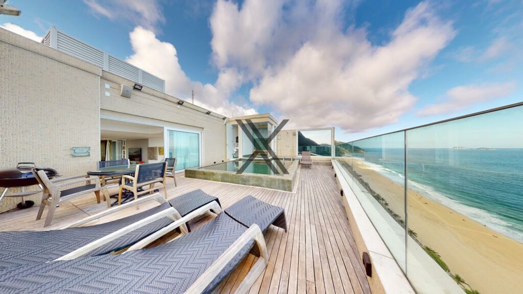 Cobertura 4 Suítes Frontal Mar São Conrado Rio de Janeiro rj 24