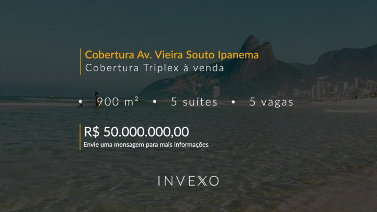 Cobertura Av Vieira Souto Ipanema