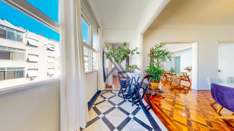 Apartamento Linear em Copacabana, 3 quartos e sol da manhã — foto 6
