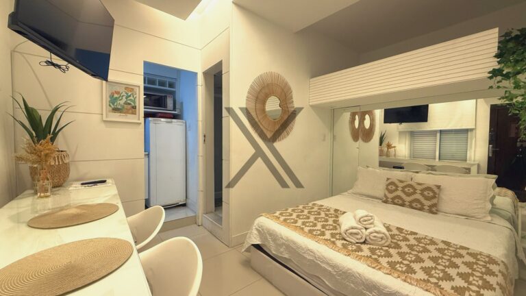 Studio Linear no Leblon, 1 quarto em área nobre — foto 1